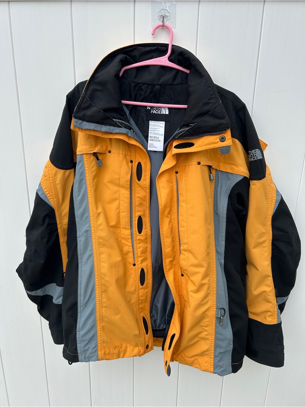 The North Face Yellow & Black Outdoor Jacket